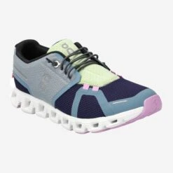 On Running Art.  Cloud 5 Push - Blue, Combined