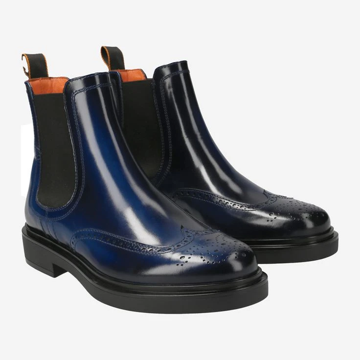 Santoni Art. 17855 U33 - Blue 3 Santoni Art. 17855 U33 - Blue - Image 2