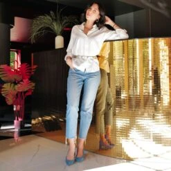 Art.  IVONNE V.2 CARTA ZUCCHERO - Blue -Paul Green Shop senkel 2228070008