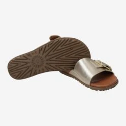 Ugg Art.  SOLIVAN BUCKLE SLIDE - Gold -Paul Green Shop sohle 2826410008