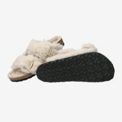 Birkenstock Art. 1023086 ARIZONA BIG BUCKLE TEDDY RIVET - White 10 Birkenstock Art. 1023086 ARIZONA BIG BUCKLE TEDDY RIVET - White -Paul Green Shop sohle 2851090007