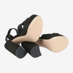 AGL Art.  D649010PAVELOU0000 Pam Sandal - Black -Paul Green Shop sohle 2920060728