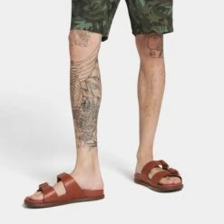 Ugg Art.  1119530 CLTH WAINSCOTT BUCKLE SLIDE - Brown -Paul Green Shop sonder 1823010118