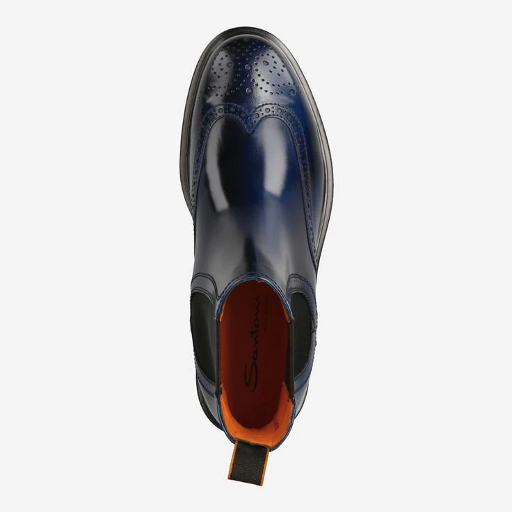 Santoni Art. 17855 U33 - Blue 6 Santoni Art. 17855 U33 - Blue - Image 5
