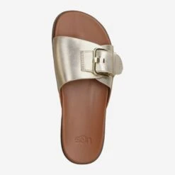 Ugg Art.  SOLIVAN BUCKLE SLIDE - Gold -Paul Green Shop top 2826410008