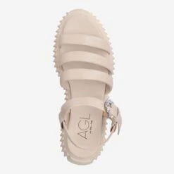 AGL Art.  D642062 SHINY SANDAL - Rose -Paul Green Shop top 2925310066